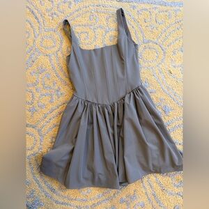 Zara Ruched Corset Dress New Without Tags